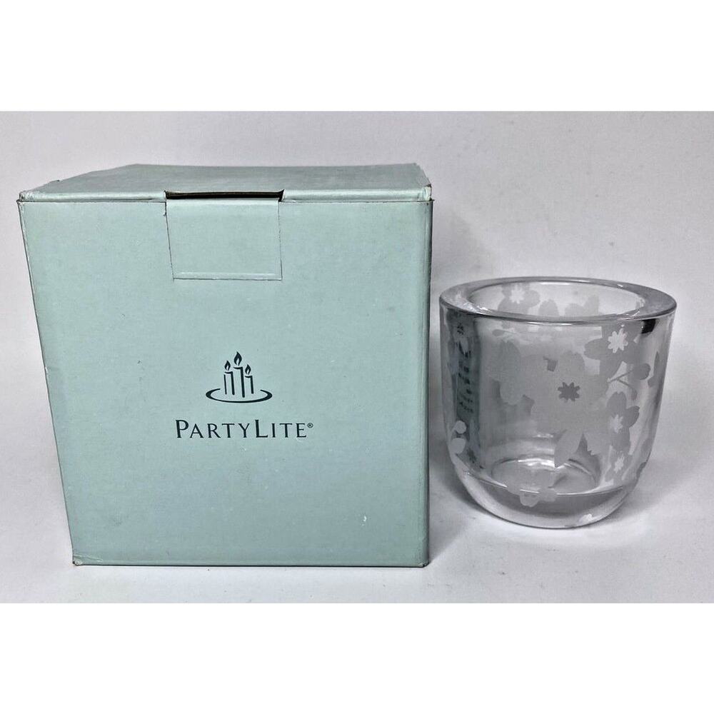 PartyLite Sakura Votive Candle Holder Retired NIB P13C/P9810